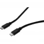 EXERTIS CONNECT USB 3.2 Gen 2x2 kabelis 20 Gbps / 240W USB-C į USB-C, juodas, 1,5 m (532650)