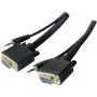 EXERTIS CONNECT S-VGA monitoriaus kabelis su audio, 15-pin HD D-Sub vyriškas-vyriškas, 5,0 m, juodas 137221