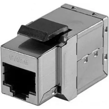EXERTIS CONNECT Cat.6 Keystone Coupler RJ45 female to RJ45 female, baltas (272240)