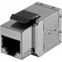 EXERTIS CONNECT Cat.6 Keystone Coupler RJ45 female to RJ45 female, baltas (272240)