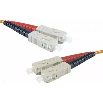 EXERTIS CONNECT OM2 SC Duplex šviesolaidinis komutacinis kabelis, 50/125 µm, LSZH, oranžinis, 5 m 392694