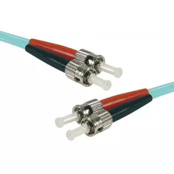 Exertis Connect 392774 Šviesolaidinis kabelis, 5 m, ST į ST, OM3, akvamarino spalvos