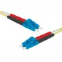 EXERTIS CONNECT OS2 LC Duplex į LC Duplex UPC optinis komutacinis kabelis, 9/125 µm, geltonas, 15 m 392847