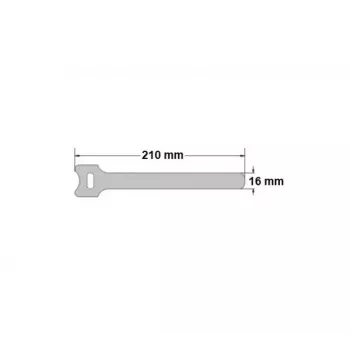 Exertis Connect kibioji juosta laidų raišiojimo rinkinys, 210 mm x 16 mm, 15 vnt., 5 spalvos (juoda, mėlyna, žalia, geltona, raudona)