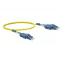 EXERTIS CONNECT LC/UPC to LC/UPC Uniboot Duplex vienmodis OS2 šviesolaidinis komutacinis kabelis, 3m, geltonas, be halogenų 392933