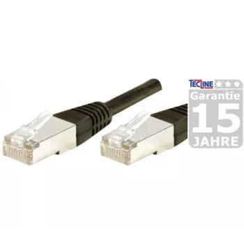 EXERTIS CONNECT Cat6 lauko vandeniui atsparus komutacinis kabelis F/UTP, juodas, 50m 845050