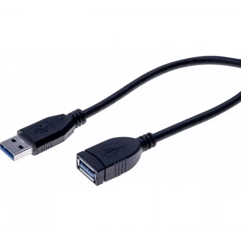 EXERTIS CONNECT Tecline 532462 USB 3.2 Gen 1 kabelis, USB-A į USB-B, 3 m, juodas