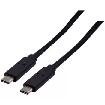 EXERTIS CONNECT USB 3.2 Gen 2x2 kabelis 20 Gbps / 240W USB-C į USB-C, juodas, 1,0 m (532649)