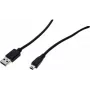Exertis Connect USB 2.0 laidas - USB-A (vyriškas) į Mini-USB Type-B (vyriškas) - 1,5 m - juodas 532515
