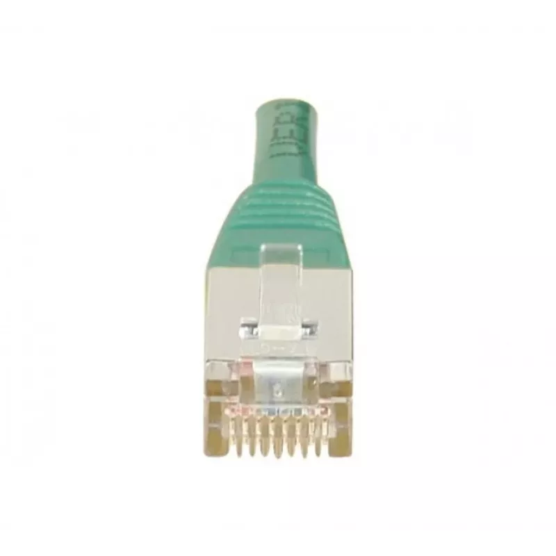 EXERTIS CONNECT Cat.6 F/UTP komutacinis kabelis, 20 m, žalias, RJ45, Snagless Slim Boot 853329