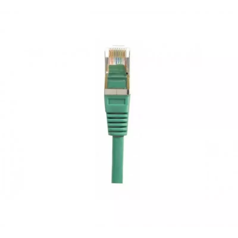 EXERTIS CONNECT Cat.6 F/UTP komutacinis kabelis, 20 m, žalias, RJ45, Snagless Slim Boot 853329