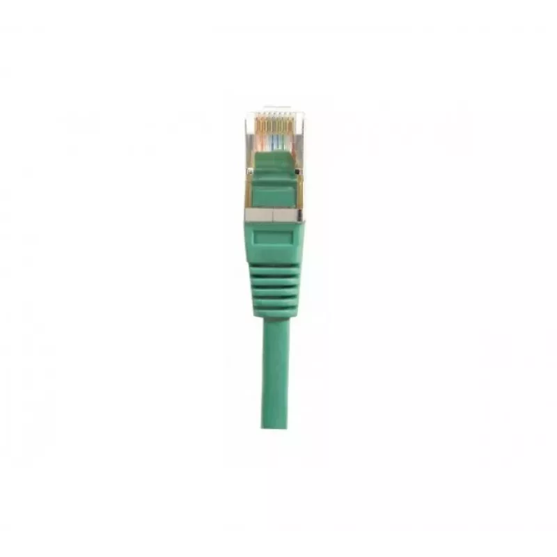 EXERTIS CONNECT Cat.6 F/UTP komutacinis kabelis, 25 m, žalias, RJ45, plonas apsauginis įlinkimas 853330