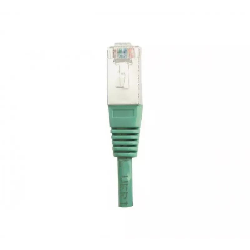 EXERTIS CONNECT Cat.6 F/UTP komutacinis kabelis, 25 m, žalias, RJ45, plonas apsauginis įlinkimas 853330