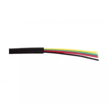 exertis Connect Telefono kabelis, 100 m, juodas, 610401
