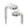 Exertis Connect RJ45 komutacinis kabelis, Cat. 6A, F/FTP, kampuota jungtis, be halogenų, pilkas, 0,5 m (854307)