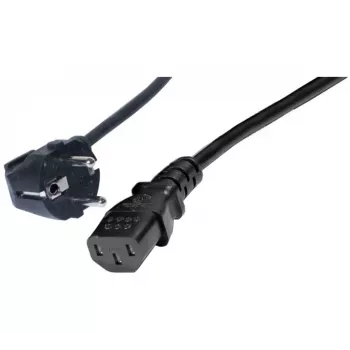 Exertis Connect maitinimo kabelis su kampuotu Schuko ir IEC C13, 1 m, juodas 808008