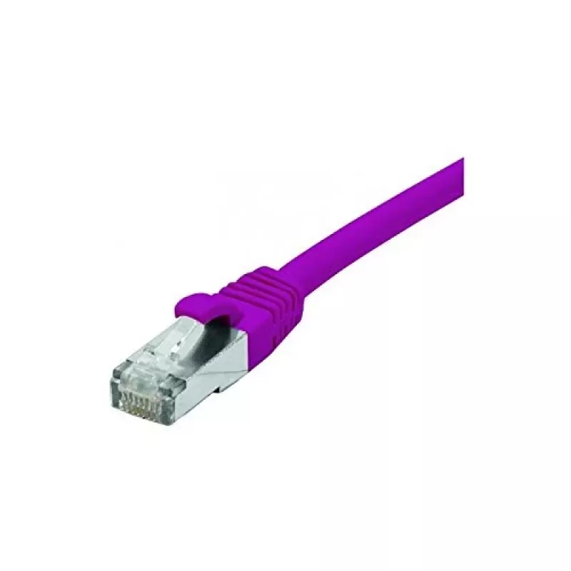 EXERTIS CONNECT Cat. 6 F/UTP komutacinis kabelis, 2 m, violetinės spalvos, PoE, be halogenų 854413