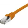 EXERTIS CONNECT Cat6 F/UTP komutacinis kabelis, PoE, LSZH, oranžinis, 1m 854422