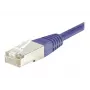 EXERTIS CONNECT Cat.6 F/UTP komutacinis kabelis, violetinės spalvos, 15 m, plonas snagless apsauginis antgalis 853340