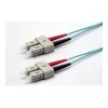 Ekivalan OM3 Duplex šviesolaidinis komutacinis kabelis SC/SC, 50/125 µm, akvamarino spalvos, 2,0 m COZOM3DCDC2SA0020A