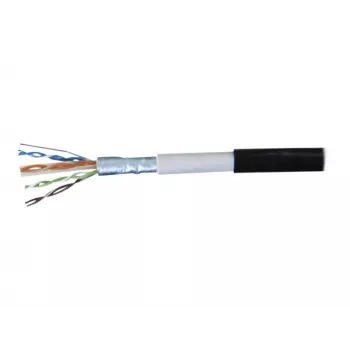 EXERTIS CONNECT CAT.6 F/UTP lauko tinklo kabelis, 5 m, juodas 845042