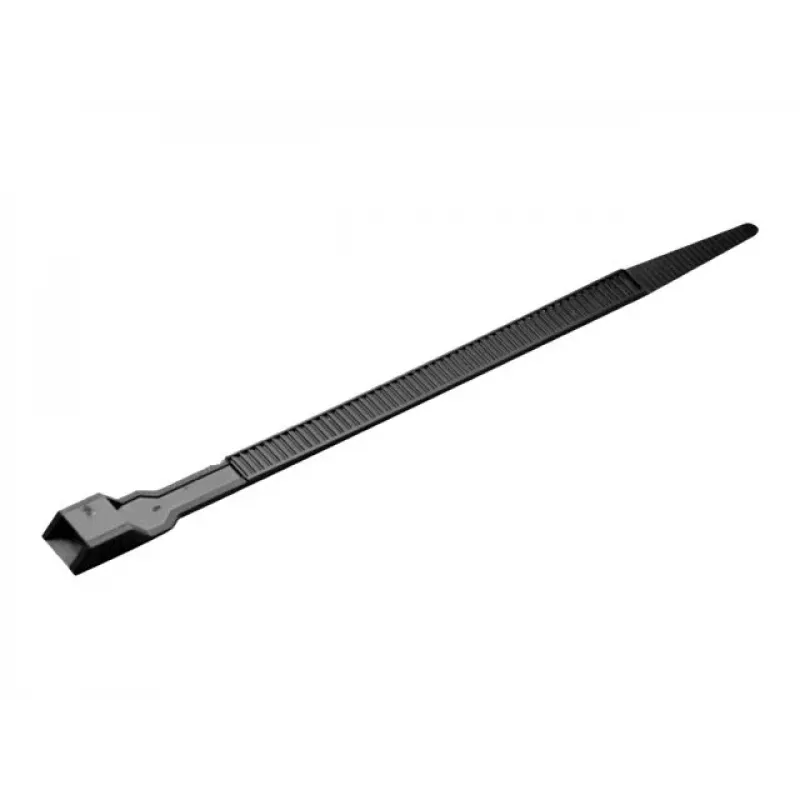 EXERTIS CONNECT pramoniniai plastikiniai raiščiai 235 x 9 mm, juodi nailoniniai, 100 vnt. 620626