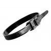 EXERTIS CONNECT pramoniniai plastikiniai raiščiai 235 x 9 mm, juodi nailoniniai, 100 vnt. 620626