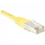 Exertis Connect 853353 Cat.6 F/UTP komutacinis kabelis, 50 m, geltonas, su plonu apsauginiu įlinkio elementu