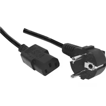 Exertis Connect 3 m kampuota Schuko į C13 maitinimo laidas, be halogenų, juodas 807951