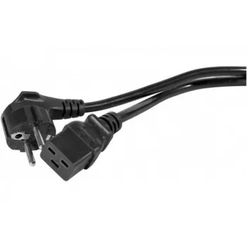 EXERTIS CONNECT 16 A kampuotas Schuko į tiesų C19 maitinimo kabelis, 3 m, juodas 808018