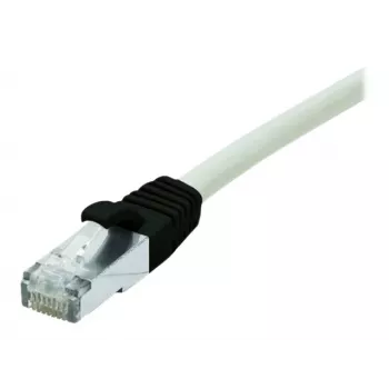EXERTIS CONNECT Cat6 S/FTP LSZH komutacinis kabelis RJ45 - RJ45, 1m, pilkas, Snagless 851310