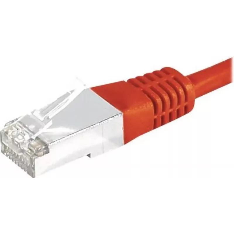 Exertis Connect 853810 Cat6 F/UTP komutacinis kabelis, 0,5 m, baltas