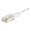 Exertis Connect 853810 Cat6 F/UTP komutacinis kabelis, 0,5 m, baltas