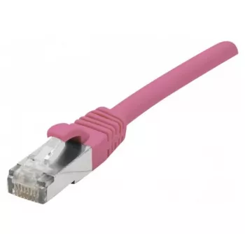 EXERTIS CONNECT Cat 6A S/FTP komutacinis kabelis, rožinis, 1,5 m, plonas su apsauga nuo užkabinimo 854377