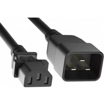 EXERTIS CONNECT maitinimo prailginimo kabelis IEC C20 į C13 3m juodas 808001