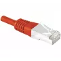Exertis Connect 856811 Cat6 S/FTP komutacinis kabelis, 0,15 m, raudonas
