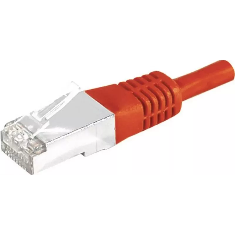Exertis Connect 856811 Cat6 S/FTP komutacinis kabelis, 0,15 m, raudonas