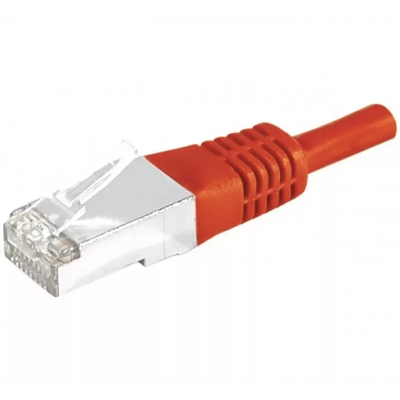 Exertis Connect 856811 Cat6 S/FTP komutacinis kabelis, 0,15 m, raudonas