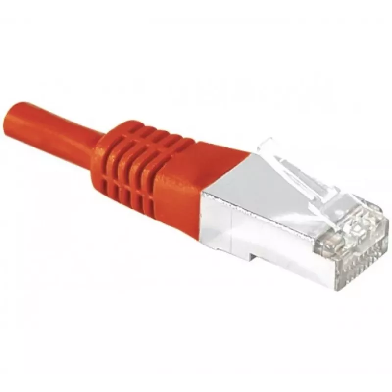 Exertis Connect 856811 Cat6 S/FTP komutacinis kabelis, 0,15 m, raudonas