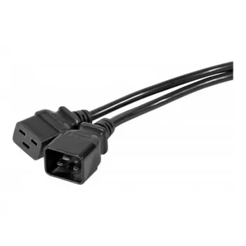 EXERTIS CONNECT maitinimo prailginimo kabelis C20 į C19 2m juodas 808002