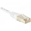 Exertis Connect 853816 Cat.6 F/UTP komutacinis kabelis, 10 m, baltas, su plonu apsauginiu lankstymo elementu