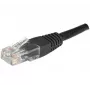 EXERTIS CONNECT Cat.6 U/UTP komutacinis kabelis, 3m, juodas 854235
