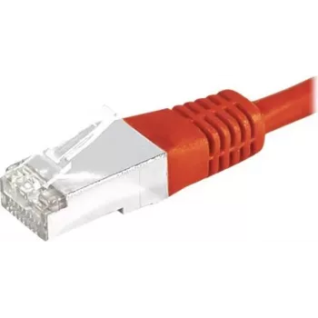 EXERTIS CONNECT Cat.6 S/FTP komutacinis kabelis, 0,3m, raudonas 856820