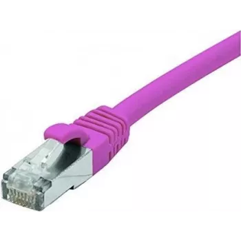 EXERTIS CONNECT Cat 6 F/UTP komutacinis kabelis, PoE, be halogenų, rožinis, 0,3 m 854431