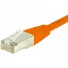 EXERTIS CONNECT CAT.6 S/FTP komutacinis kabelis, PiMF, oranžinis, 1,0 m 854467