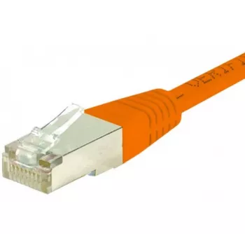 EXERTIS CONNECT CAT.6 S/FTP komutacinis kabelis, PiMF, oranžinis, 1,0 m 854467