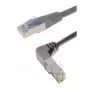 Exertis Connect Cat. 6A S/FTP komutacinis kabelis, kampuotas, pilkas, 3,0 m 854305