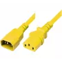 Exertis Connect IEC maitinimo laidas C14 į C13 geltonas 1,8 m 808045