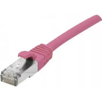 EXERTIS CONNECT Cat 6A S/FTP komutacinis kabelis, rožinis, 15 m, plonas įtempimo mažinimo apsaugas 854383