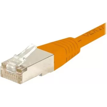 EXERTIS CONNECT Cat.6 S/FTP komutacinis kabelis, PiMF, oranžinis, 0,3 m 854464